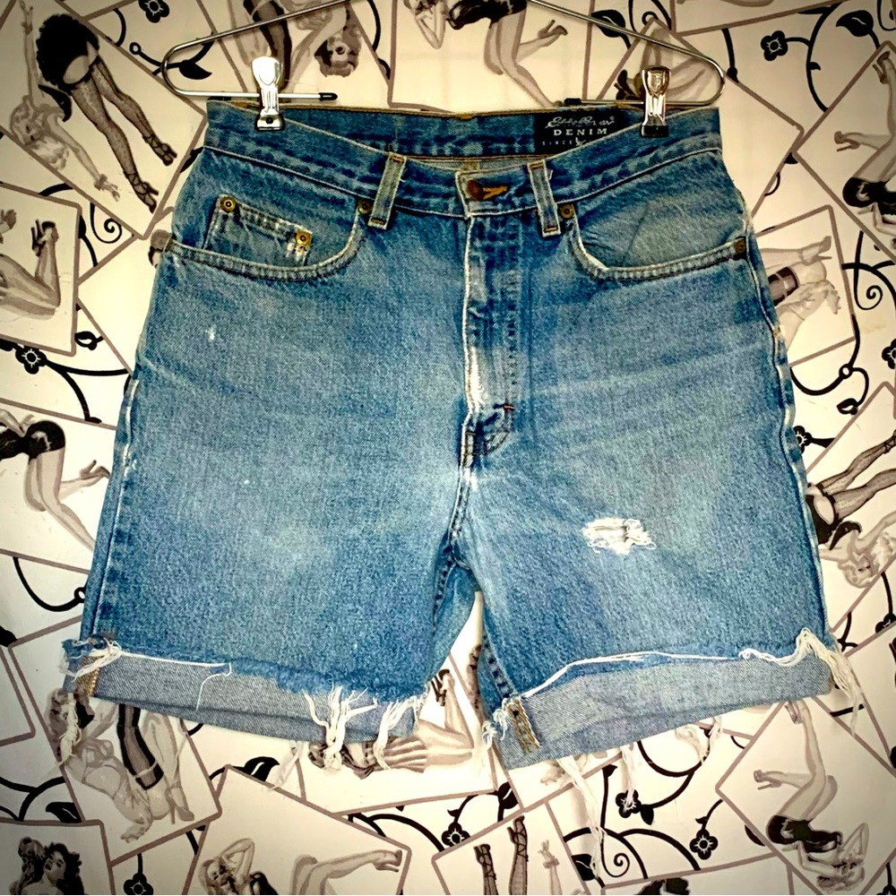 Distressed Vintage Cutoff Shorts